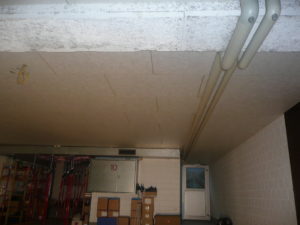 Kellerdecken-Wärmedämmung vorher