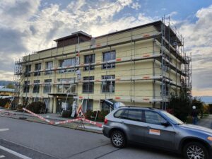 Gerüstung und Malerarbeiten 