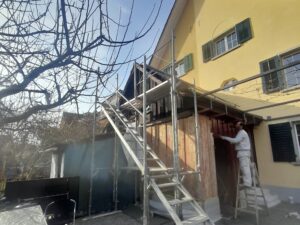 Reparatur- und Malerarbeiten an Gartenschopf in Winterthur