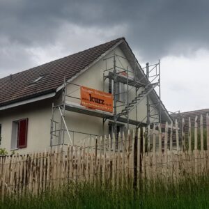 Wir freuen uns an der neuen Westfassade