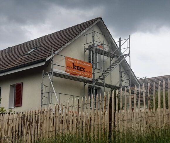 Wir freuen uns an der neuen Westfassade